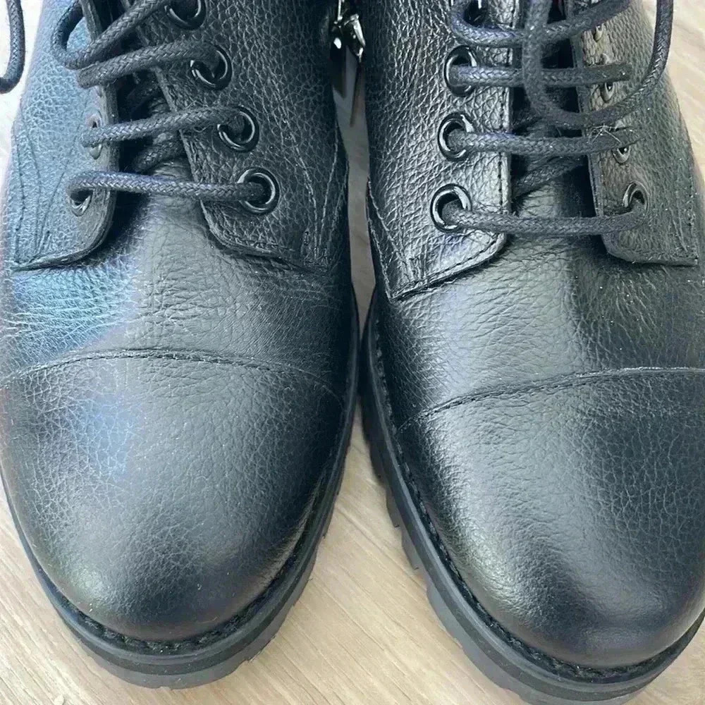 Jimmy Choo Black Side Zip Biker Boot sz 35.5 - Picture 9 of 11